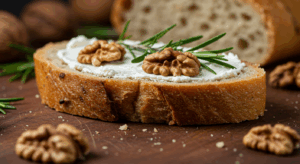 Pão Low Carb de Nozes com Alecrim
